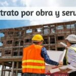 El contrato por obra y servicio
