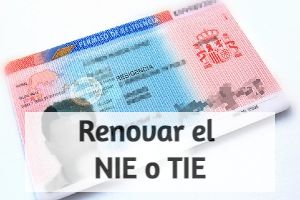 Renovar el TIE o NIE