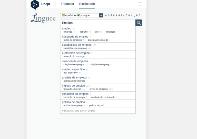 Linguee, un diccionario y traductor online con más de 200 idiomas