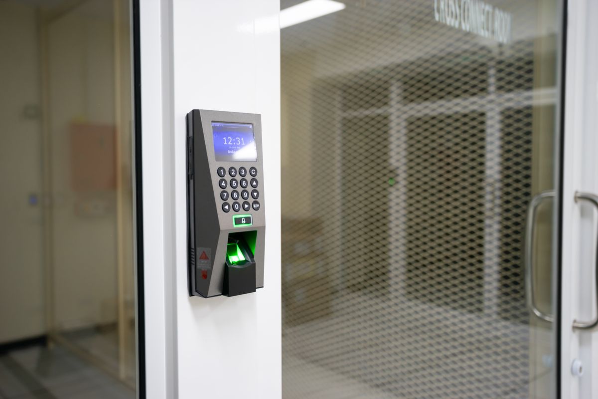 Lector de huella dactilar de un sistema de control de acceso